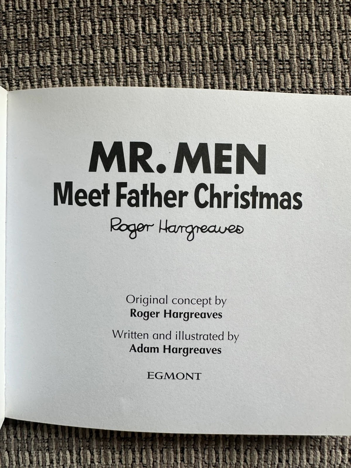 Mr Men Meet Father Christmas - Roger Hargreaves