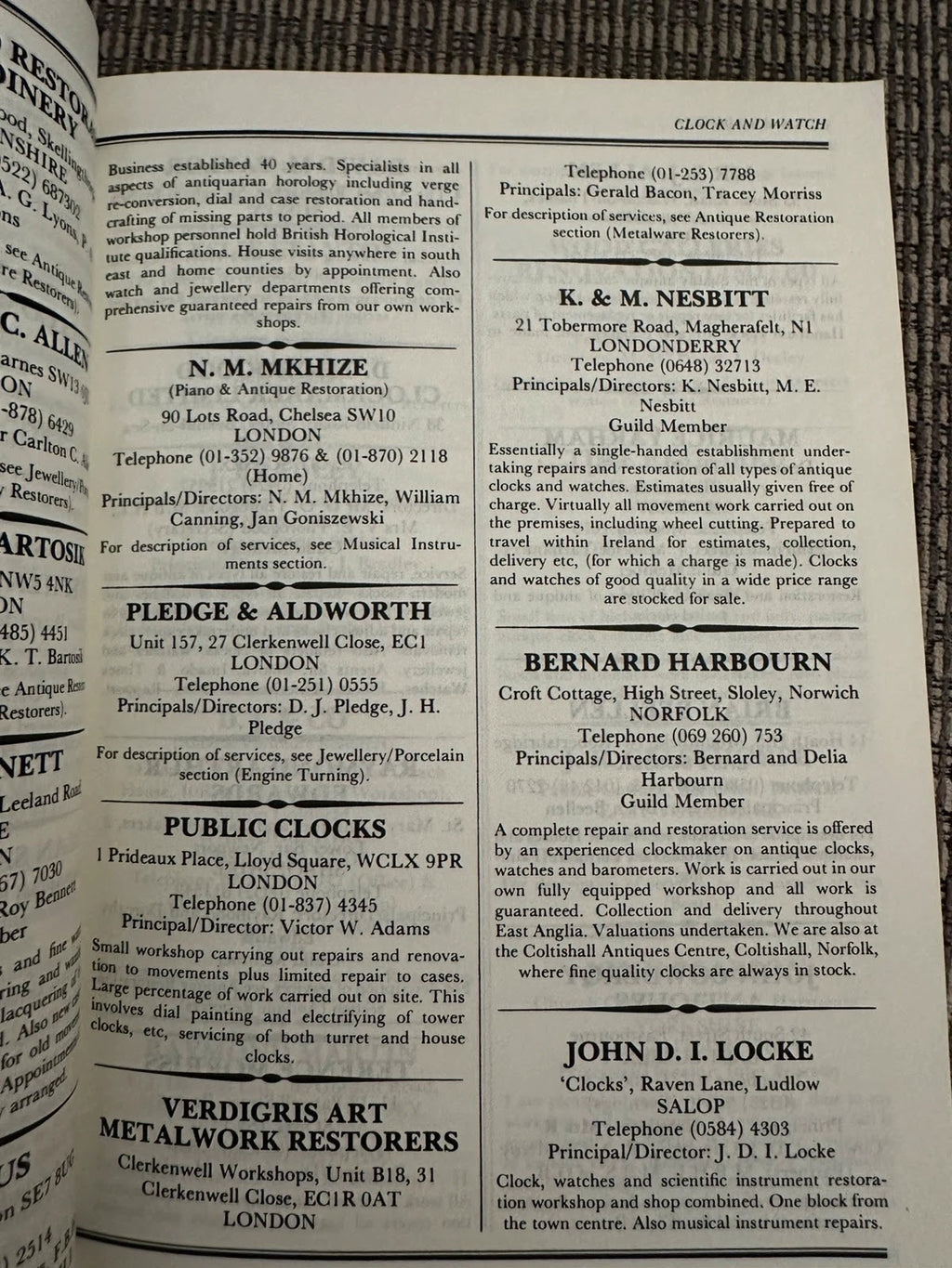 The First Guidebook of Specialists in Repair, Restoration, Renovation & Conservation