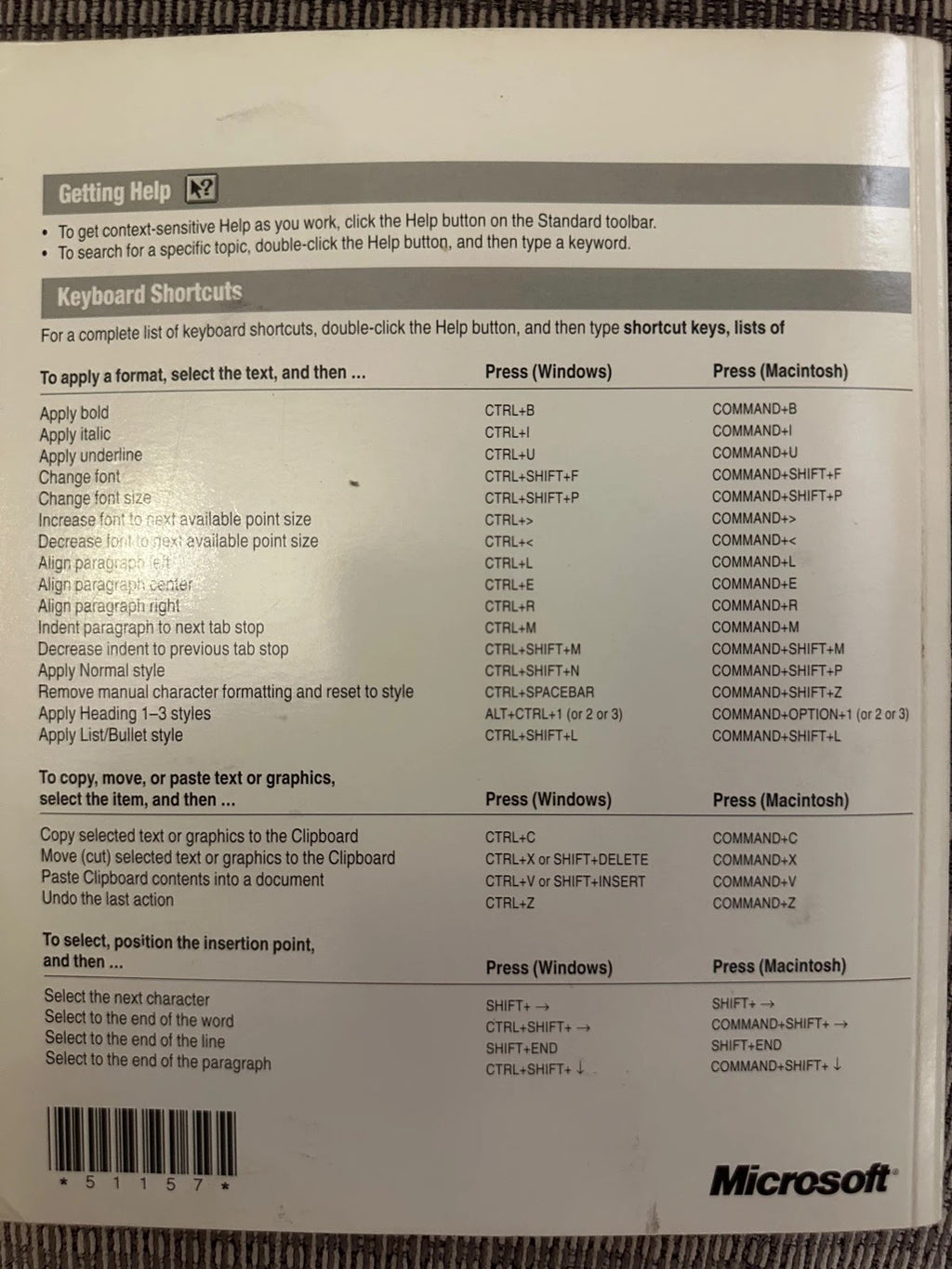 Microsoft Word User's Guide