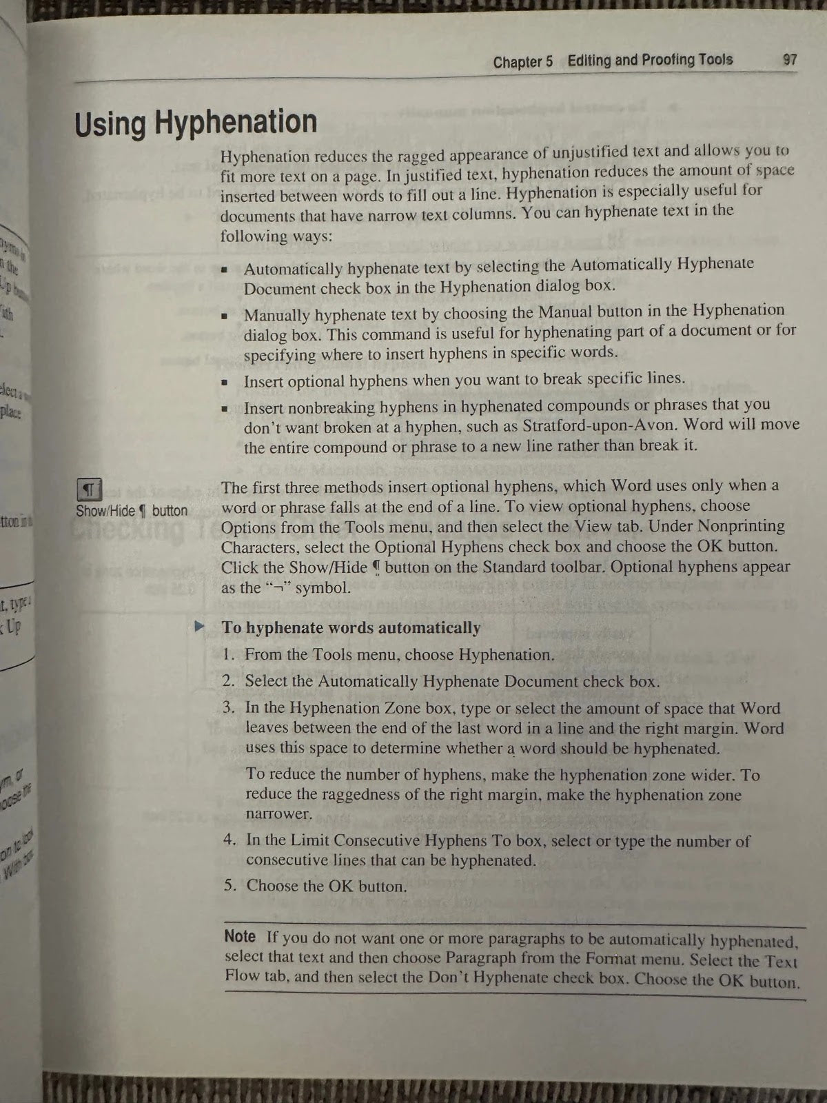Microsoft Word User's Guide