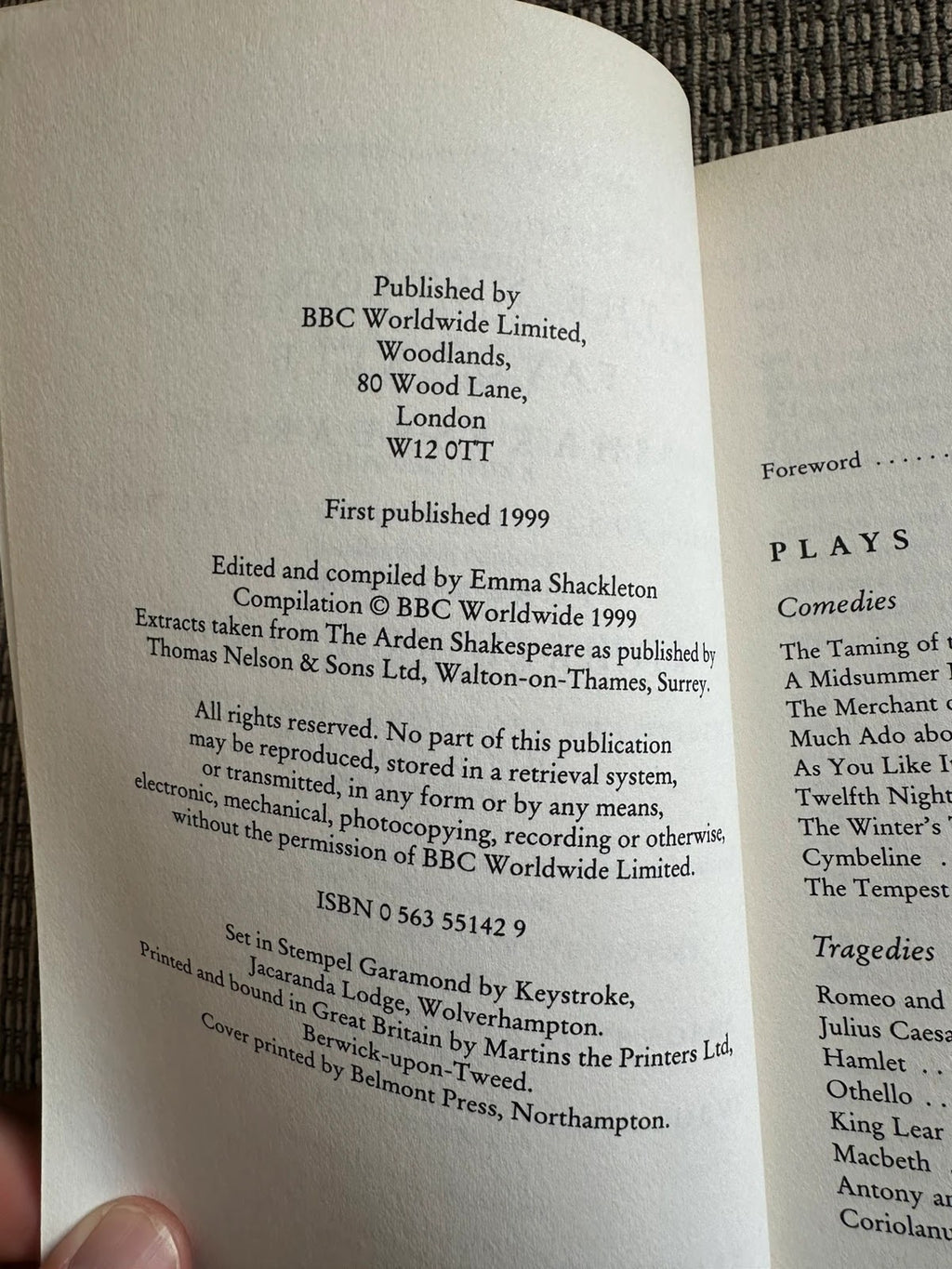 The Nation's Favourite Shakespeare
