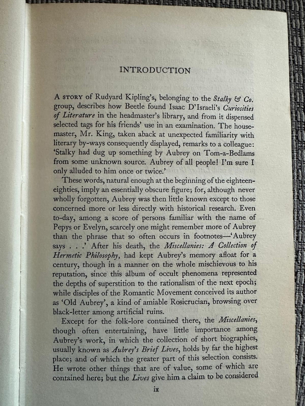 Brief Lives - John Aubrey