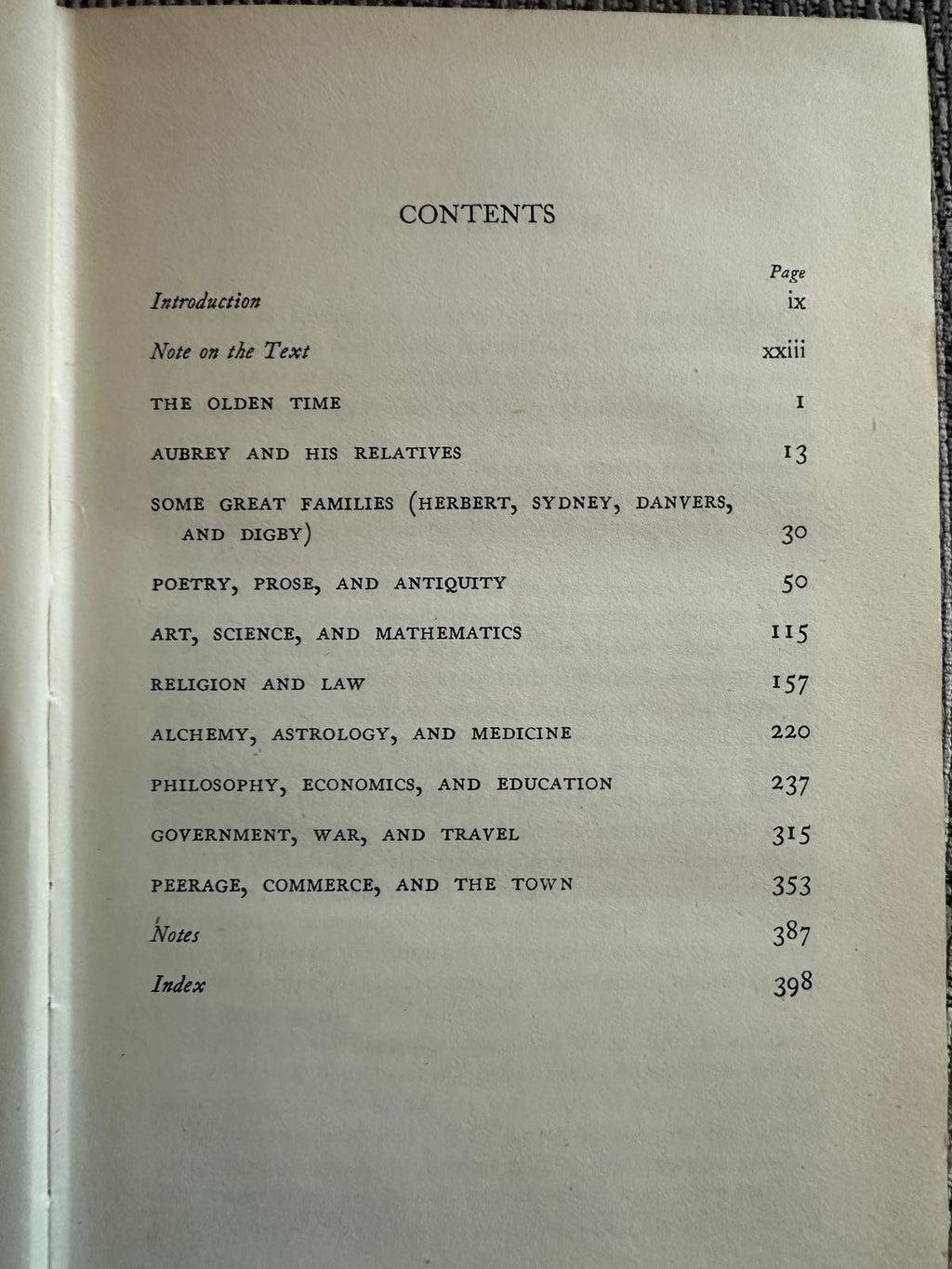 Brief Lives - John Aubrey