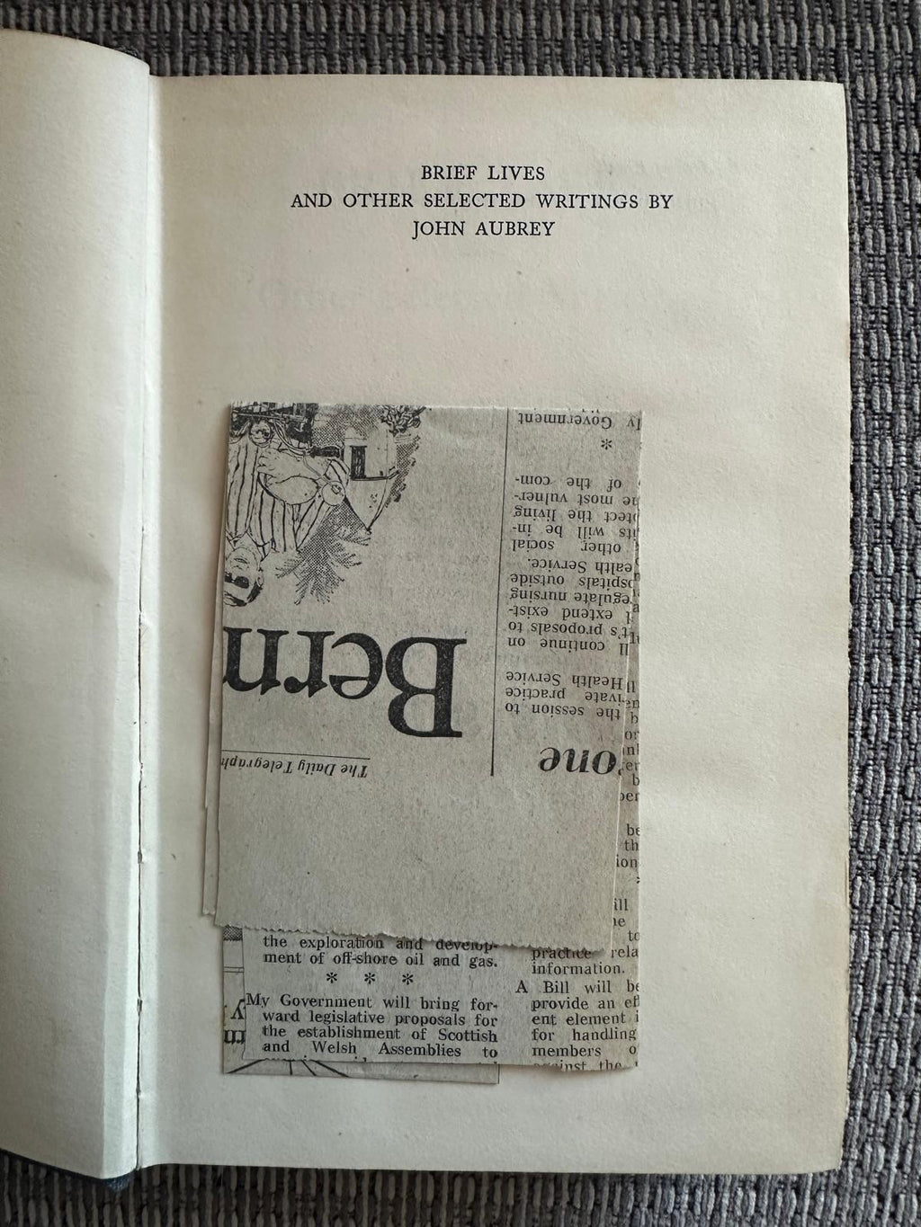 Brief Lives - John Aubrey