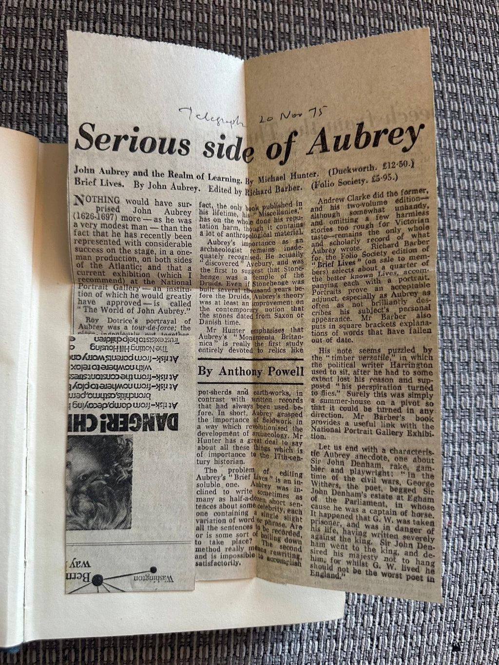 Brief Lives - John Aubrey