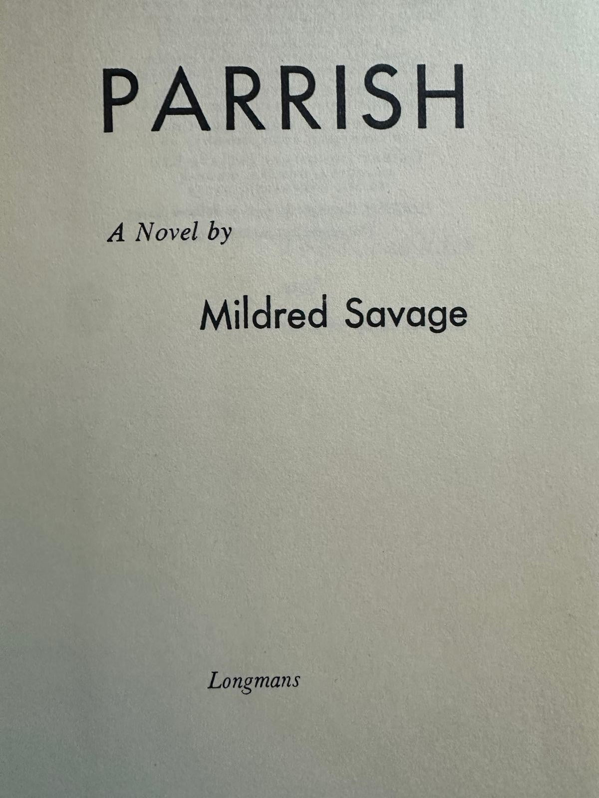 Parrish - Mildred Savage